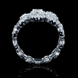 2.19ct Diamond 18k White Gold Flexible Ring