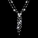 Diamond 18k White Gold Drop Necklace
