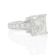 1.42ct Diamond Antique Style 18k White Gold Engagement Ring Setting
