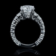 1.35ct Diamond 18k White Gold Engagement Ring Setting