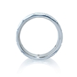 Men's Diamond 14k White Gold Wedding Band Ring