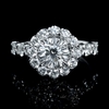 Christopher Designs Diamond 18k White Gold Engagement Ring