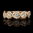 .80ct Diamond 18k Rose Gold Wedding Band Ring