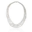 25.36ct Diamond 18k White Gold Necklace