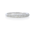 .50ct Diamond 18k White Gold Wedding Band Ring