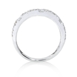 .71ct Diamond 18k White Gold Wedding Band Ring