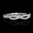 .21ct Diamond Platinum Antique Style Wedding Band Ring