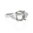 .54ct Diamond Platinum Engagement Ring Setting
