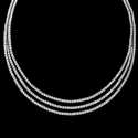 Leo Pizzo Diamond 18k White Gold Necklace