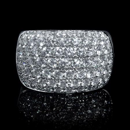 2.60ct Diamond 18k White Gold Wedding Band Ring