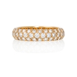 1.97ct Diamond 18k Pink Gold Eternity Wedding Band Ring