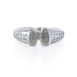 .61ct Diamond Platinum Gold Engagement Ring Tension Setting