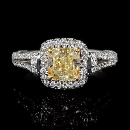 1.94ct GIA Certified Diamond 18k White Gold Engagement Ring