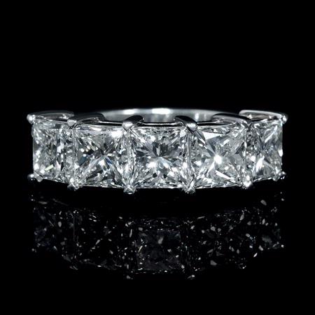 Diamond Platinum Wedding Band Ring