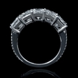 4.48ct Diamond Platinum Wedding Band Ring