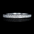 .38ct Diamond Antique Style Platinum Eternity Ring