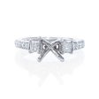 .53ct Diamond Platinum Engagement Ring Setting
