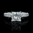 .76ct Diamond Antique Style 18k White Gold Engagement Ring Setting