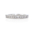 .46ct Diamond Antique Style Platinum Wedding Band Ring