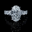 1.55ct Diamond 18k White Gold Eight Stone Common Prong Engagement Ring Setting