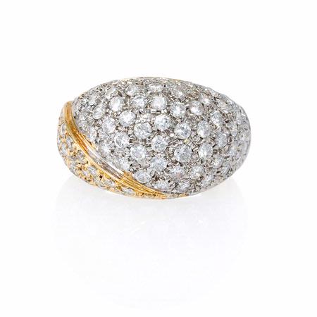 Diamond 14k Two Tone Gold Ring