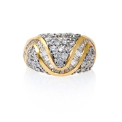 Diamond 14k Yellow Gold Ring 