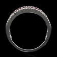 .21ct Diamond and Ruby 18k White Gold Ring