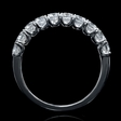 .82ct Diamond 18k White Gold U Prong Wedding Band Ring