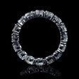 4.22ct Diamond Platinum Eternity Wedding Band Ring