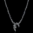 9.29ct Diamond 18k White Gold Necklace