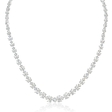 13.32ct Diamond 18k White Gold Necklace