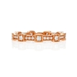 .32ct Simon G Diamond Antique Style 18k Rose Gold Eternity Ring