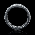 1.17ct Diamond Antique Style 18k White Gold Ring