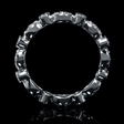 .43ct Diamond Antique Style 18k White Gold Eternity Ring
