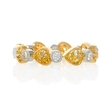 .26ct Diamond Antique Style 18k Two Tone Gold Eternity Ring