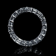 5.60ct Diamond 18k White Gold Eternity Wedding Band Ring
