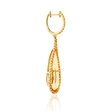 Yellow Sapphire and Citrine 18k Yellow Gold Dangle Earrings