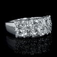 3.24ct Diamond 18k White Gold Ring