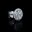 2.28ct Diamond 18k White Gold Cluster Earrings