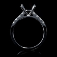 .37ct Diamond 18k White Gold Engagement Ring Setting