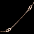 .81ct Diamond 18k Rose Gold Necklace