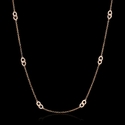 Diamond 18k Rose Gold Necklace
