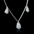 1.14ct Diamond 18k White Gold Necklace