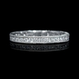 .66ct Diamond Antique Style 18k White Gold Eternity Ring