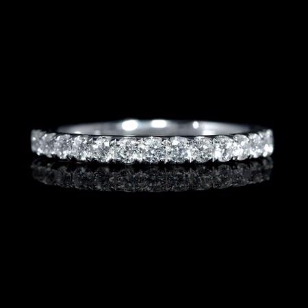 .40ct Diamond 18k White Gold Wedding Band Ring