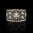 .20ct Diamond Antique Style 18k Two Tone Gold Ring