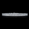 5.84ct Diamond 18k White Gold Bracelet