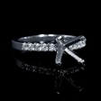 .18ct Diamond Platinum Engagement Ring Setting