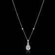 1.64ct Diamond 18k White Gold Necklace