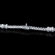 4.36ct Diamond 18k White Gold Bracelet